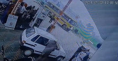Faridkot Youth shot in leg after scuffle with a Petrol Pump owner; caught on CCT