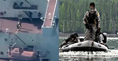 Indian Navy Rescue Video: MARCOs Commandos' Op In Hijacked Ship Clean Bowls Americans