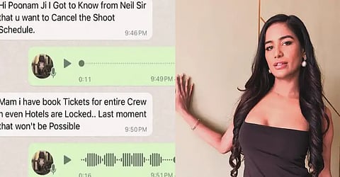 Poonam Pandey's WhatsApp chats surface; controversial model vows not to shoot in Maldives again