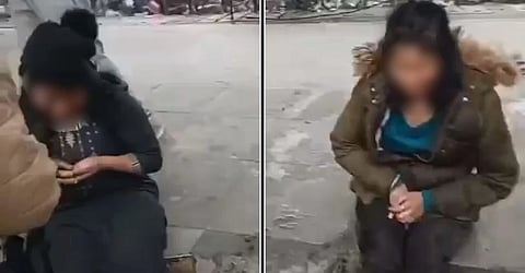 Drunken Brawl between two women causes ruckus at  Jalandhar Bus Stand