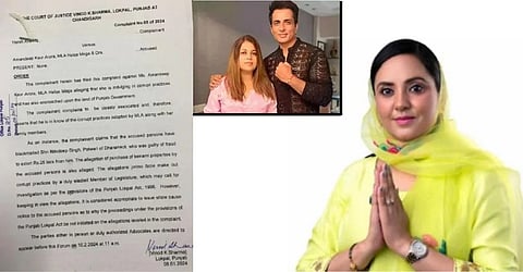 Moga MLA AAP, Amandeep Kaur Arora, Malvika Arora, Sonu Sood, Punjab Lokpal Summons, Court Allegations