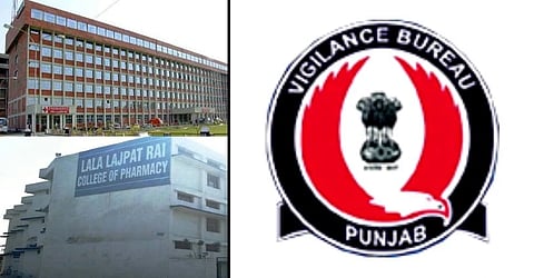 Adesh Institute, Lala Lajpat Rai College of Pharmacy, Vigilance Bureau Punjab, Punjab News, Bathinda News, Moga News