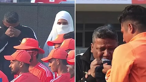 Sarfaraz Khan's mother & father cry inconsolably as their son debuts against England; Video Viral