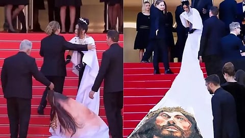 Massiel Taveras, Massiel Taveras Cannes 2024 Red Carpet, Massiel Taveras Cannes Red Carpet Fight, Massiel Taveras Cannes 2024 Fight, Massiel Taveras Cannes 2024 Red Carpet Fight, Massiel Taveras Cannes Stair Fight