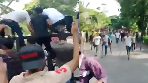 Sheikh Hasina, Sheikh Hasina Bangladesh PM, Sheikh Hasina official Residence, Sheikh Hasina Residence Mobs, Mobs Storm Inside Sheikh Hasina, Sheikh Hasina Residence Video