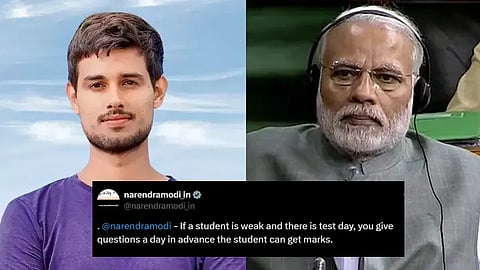 PM Modi, PM Modi Question Paper Weak Students, PM Modi Question Paper Weak Students Fact Check, Dhruv Rathee PM Modi Weak Students, Dhruv Rathee PM Modi Question Paper