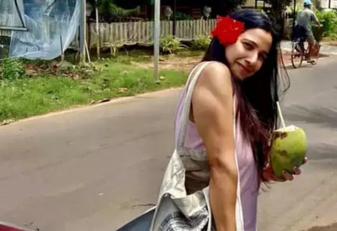 Anuradha Tiwari's recent X post with caption Brahmin genes.