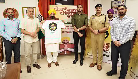 CM launches t-shirt and logo of third edition of Khedan Watan Punjab Dian