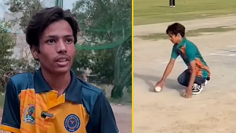 Differently abled Cricketer, Differently abled Cricketer Jalandhar, Jalandhar Bikram Differently abled, Jalandhar Bikram Cricketer Viral Video, Specially Abled Bowler Viral Video, Mohammed Siraj Differently Abled Cricketer