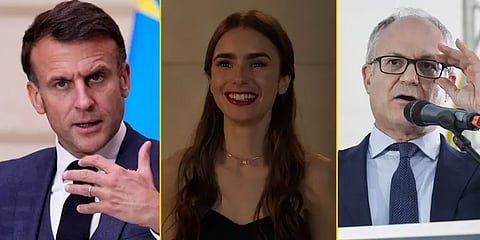 France Italy Fight, Emily in Paris France Italy Fight, Why France fighting for Emily in Paris, Emmanuel Macron Emily in Paris, Emmanuel Macron Wife Emily in Paris, Why France Italy Fighting Emily in Paris