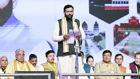 Haryana CM Saini, 13 ministers take oath in presence of PM, HM Shah and 18 CMs