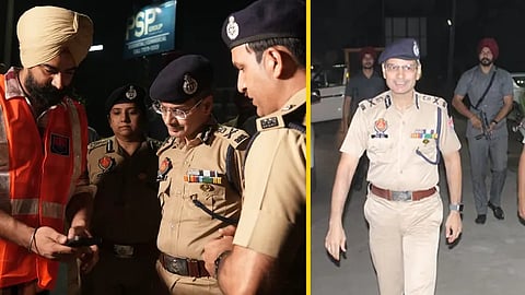 DGP Gaurav Yadav Conducts 'Night Domination' across Punjab to Inspect Nakas, Police Stations