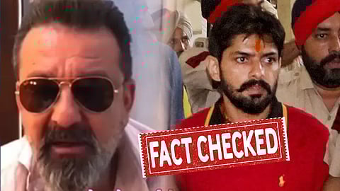 Sanjay Dutt, Sanjay Dutt Lawrence Bishnoi, Sanjay Dutt Viral Video Lawrence Bishnoi, Sanjay Dutt Threatens Lawrence Bishnoi, Sanjay Dutt Warning Lawrence Bishnoi, Sanjay Dutt Lawrence Bishnoi Fact Check