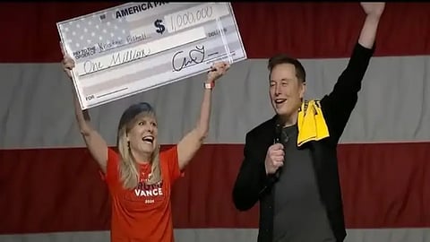 Elon Musk $1 million giveaway, Elon Musk US Registered Voter Million Dollar, Elon Musk Million Dollar Giveaway How to register