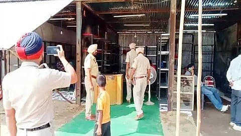 Jalandhar police crackdown on illegal firecracker shops; Busts 108 unauthorized firecracker shops at Burlton Park