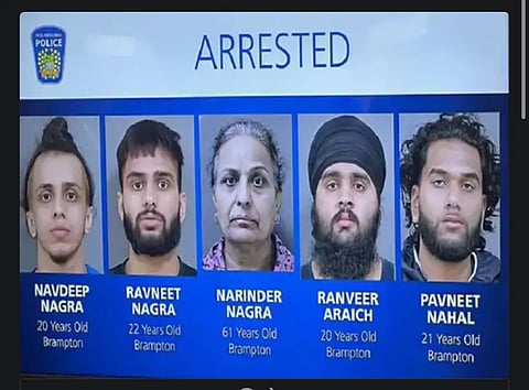 Canadian drug bust: 5 arrested including mother and her sons in arms & drug trafficking case