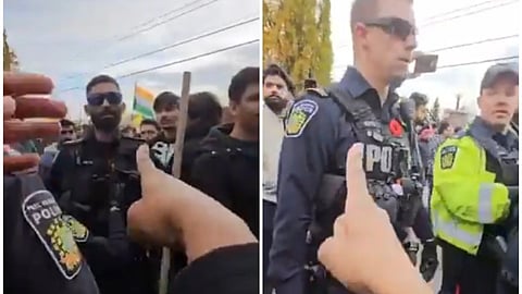 RCMP attacks Hindu worshippers on their own temple grounds in Surrey BC; Video goes viral