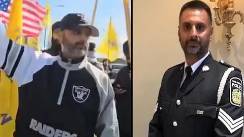 Peel Police officer Harinder Sohi, Harinder Sohi Khalistan protest, Sargent Harinder Sohi Khalistan Attack Brampton