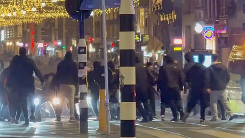 Amsterdam Violence, Amsterdam Israeli Football Fans, Amsterdam Israel Attack