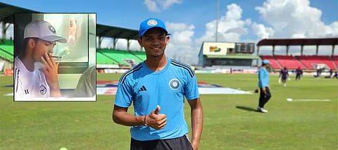 Yashasvi Jaiswal, Yashasvi Jaiswal Smoking, Yashasvi Jaiswal Smoking Fact Check, Yashasvi Jaiswal Adelaide Smoking