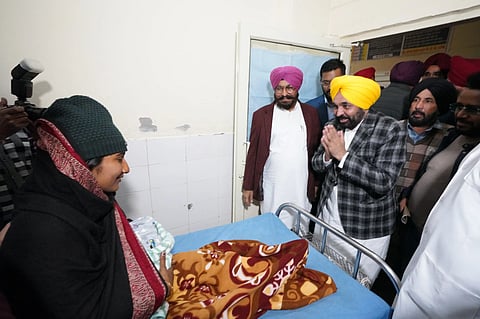 CM Bhagwant Mann conducts inspection at Sub Divisional Hospital