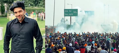 Guru Randhawa, GuruRandhawa FarmersProtest, GuruRandhawa ShambhuBorder, GuruRandhawa KhanauriBorder, GuruRandhawa FarmersHungerStrike
