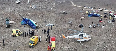 Passenger plane crashes near Aktau Airport, Kazakhstan, 35 likely dead