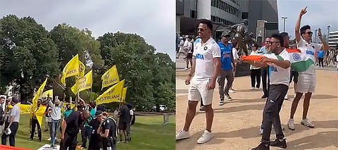 IND vs AUS 4th Test, Khalistan supporters, India Khalistan MCG, MCG India Khalistan Video