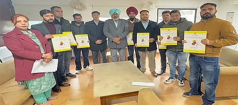 Finance Minister Harpal Singh Cheema Hands Over appointment letters to 8 newly recruited officials of Excise and Taxation