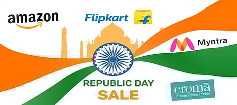 Check out offers on smartphones, fashion, and more during the Republic Day sales on Amazon, Flipkart, Myntra, and other top brands