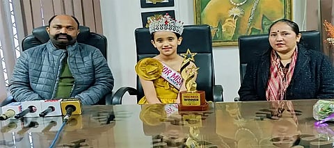 Miss India Junior Harsirat Kaur honored at Police DAV Public School; says, 'Interested in modeling but..