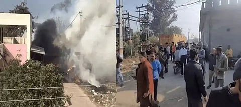 Fire breaks out near government school in Jalandhar; tudents safely evacuated