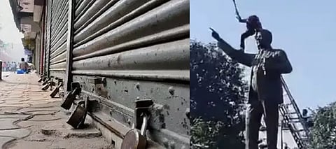 Jalandhar Bandh, Jalandhar Bandh Tomorrow, Ludhiana Bandh, Ludhiana Bandh Tomorrow, Ludhiana Bandh Ambedkar Statue, Jalandhar Bandh Ambedkar Statue, Ambedkar Statue Amritsar Vandalism