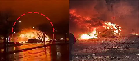 Philadelphia Plane Crash Video: Air Ambulance with 6 on board crashes in US, man catches fire on ground