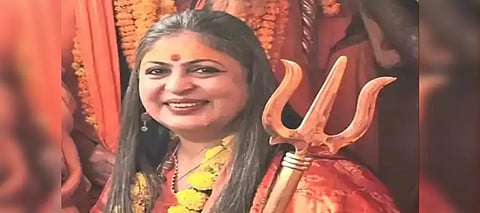 Jalandhar businesswoman Mahakumbh, Jalandhar Woman Mahakumbh, Jalandhar Anant Giri Mahakumbh, Mahakumbh 2025 Anant Giri Jalandhar, Who is Anant Giri Jalandhar Woman Mahakumbh