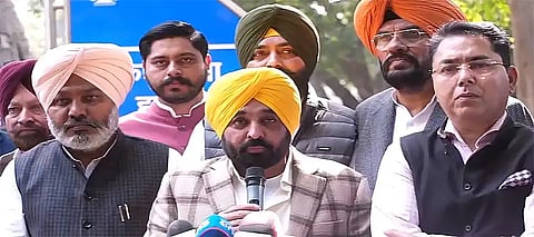 Bhagwant Mann, Arvind Kejriwal Meeting, Mann Kejriwal Meeting, Bhagwant Mann Arvind Kejriwal Meeting, Bhagwant Mann Reaction Pratap Bajwa MLAs, Bhagwant Mann Punjab CM Change Reaction, Bhagwant Mann Punjab Model