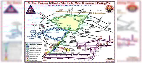 Jalandhar traffic diversions announced for Shobha Yatra & Parkash Diwas celebrations of Shri Guru Ravidas Ji Jayant; Check details