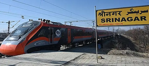 Katra-Srinagar Vande Bharat, Katra-Srinagar Vande Bharat Train, Vande Bharat Kashmir, Vande Bharat Katra, Vande Bharat Katra Srinagar Launch date, Vande Bharat Srinagar Katra route, Katra Srinagar Vande Bharat Fare, Katra Srinagar Vande Bharat Stoppages