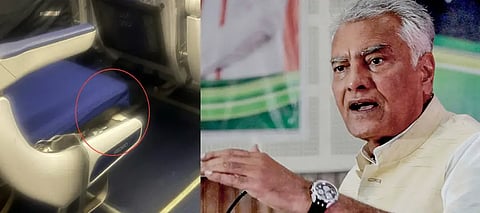 Sunil Jakhar, Sunil Jakhar Indigo, Sunil Jakhar Indigo Seats, Sunil Jakhar Indigo Loose cushions seat, Sunil Jakhar Airline Seats, Indigo Airline Reaction Sunil Jakhar Complain