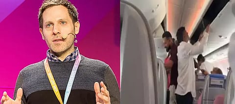 Adam Ellick, Adam Ellick Indian Flyers, Adam Ellick Video, Adam Ellick Viral Indian Flight Video, Adam Ellick Indian Flight Viral Video, Adam Ellick Mocking Indian Flyers Video