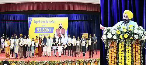 Under leadership of cm punjab creates history by giving 52,606 government jobs to youth in 36 months