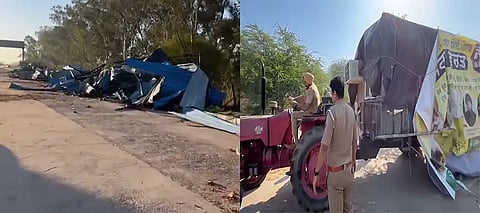 Shambhu Border, Shambhu Border Opens, Shambhu Border One Lane Open, Shambhu Border Partially Opens, Shambhu Border When will normal traffic start, Shambhu Border Normal Traffic Start, Shambhu Border Farmers Protest