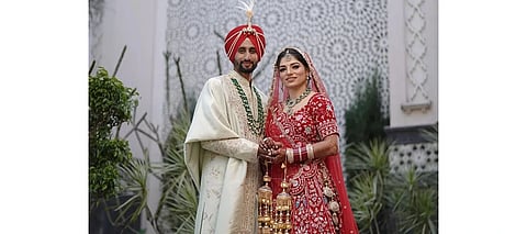 Hockey starts Mandeep Singh and Udit Duhan hosted a grand wedding reception in Jalandhar