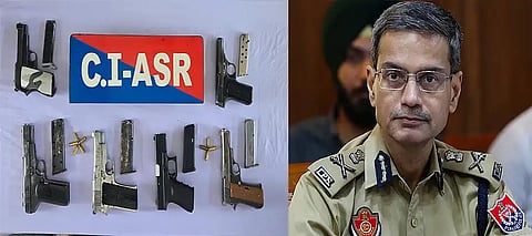Punjab Police busts illegal weapon smuggling racket; three held with six pistols