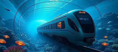 Mumbai Dubai Underwater Train, Mumbai to Dubai Train, Mumbai to Dubai Train Project, Mumbai to Dubai Train Total Cost