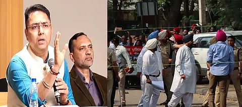 Pratap Bajwa, Pratap Bajwa Grenade Comment, Pratap Bajwa Controversy, Aman Arora on Pratap Bajwa, Aman Arora on Pratap Bajwa Grenade Comment, Mohali Cyber Police Station Pratap Bajwa