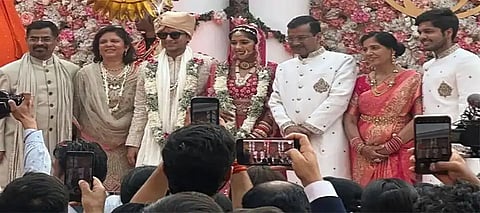 kejriwal daughter marriage, harshita kejriwal, sambhav jain, arvind kejriwal, arvind kejriwal daughter, arvind kejriwal daughter marriage
