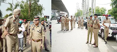 Ludhiana CP inspects upcoming point of ERV Hut near Verka Milk Point to enhance traffic management