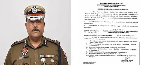 IPS Praveen Kumar Sinha appointed Chief Director of Vigilance Bureau, Punjab