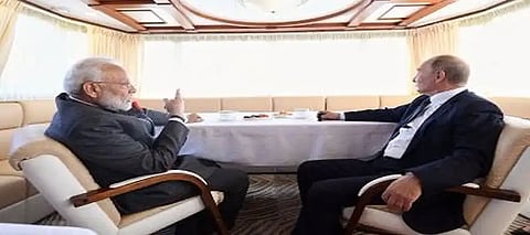 Putin dials PM Modi, offers Russia's 'full support' to India in 'uncompromising fight' against terrorism